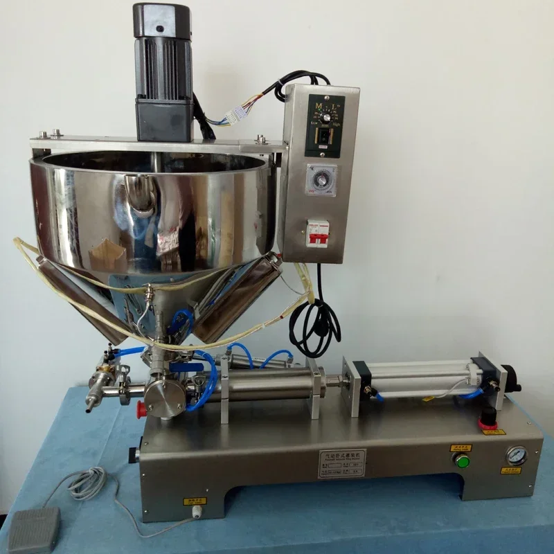 Small Heating Stirring Pneumatic Filling Machine For Paste Liquid Dual Purpose Toothpaste Small Dose Filling Machine
Small Heating Stirring Pneumatic Filling Machine For Paste Liquid Dual Purpose Toothpaste Small Dose Filling Machine