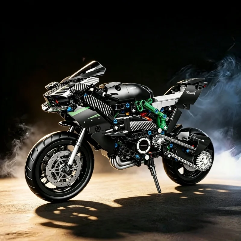 2026 Black And Green Motorcycle Building Block Model Desktop Ornament For Motorcycle Enthusiasts Display And Collection
2026 Black And Green Motorcycle Building Block Model Desktop Ornament For Motorcycle Enthusiasts Display And Collection