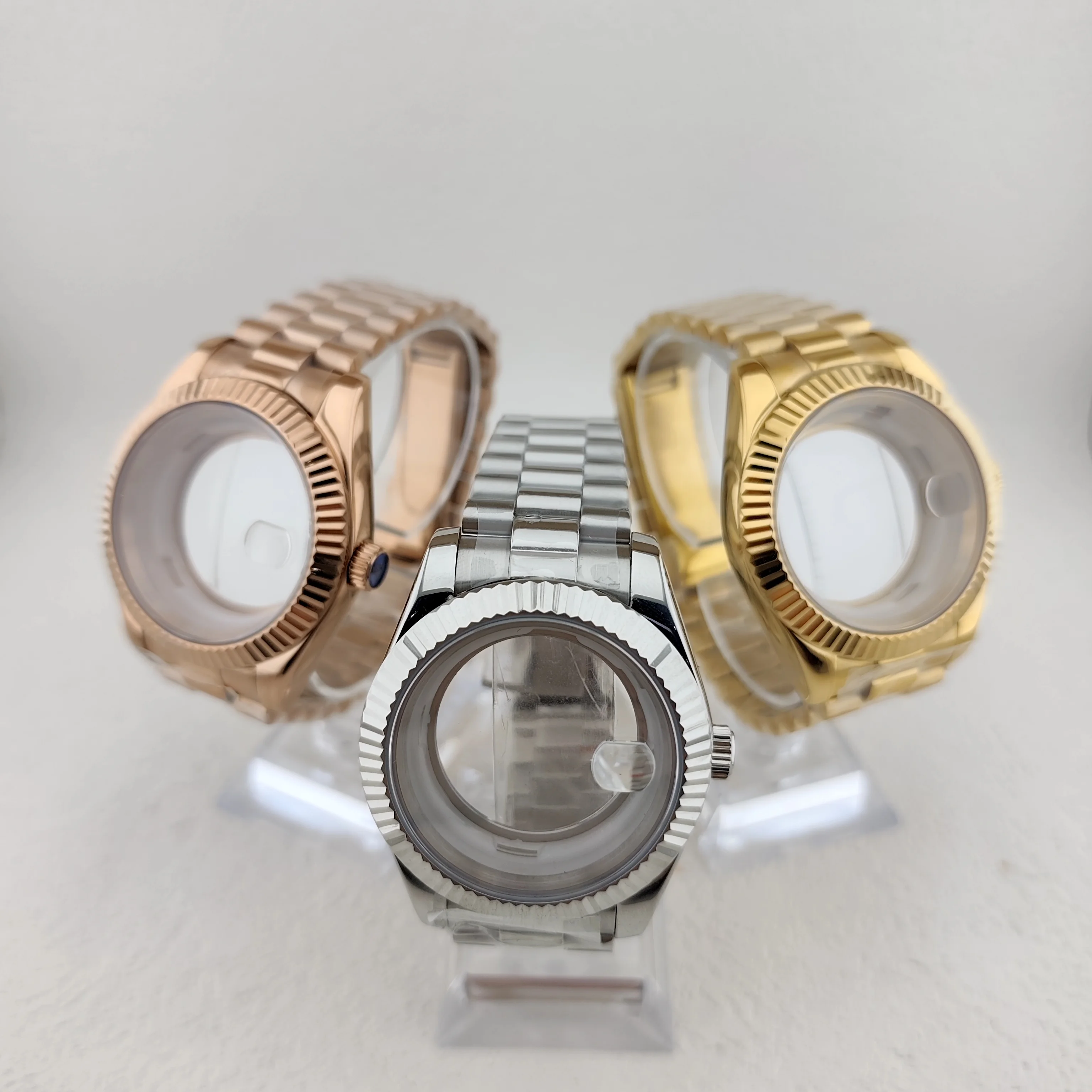 41MM Case Miyoda 8285 Watch 904L stainlesssteel Waterproof case Sapphire mirror stainlesssteel strap accessories for 8285 MOVT
41MM Case Miyoda 8285 Watch 904L stainlesssteel Waterproof case Sapphire mirror stainlesssteel strap accessories for 8285 MOVT