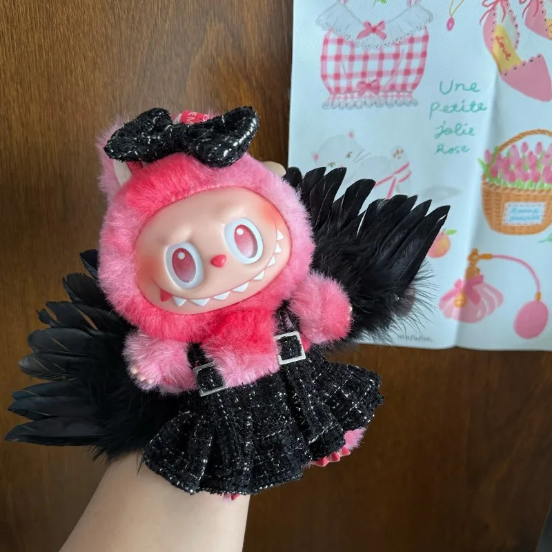 17cm Labubu Fashion Clothes For Labubu Black And White Angel Feather Wings Cute Bow Feather Angel Wings Doll Accessories Gift
17cm Labubu Fashion Clothes For Labubu Black And White Angel Feather Wings Cute Bow Feather Angel Wings Doll Accessories Gift