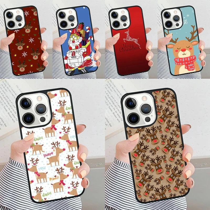 Чехол для телефона с рождественскими украшениями и оленями для iPhone 16, 15, SE2020 6, 7, 8 Plus, чехол для Apple 13 11 12 14 Mini Pro Max 
Чехол для телефона с рождественскими украшениями и оленями для iPhone 16, 15, SE2020 6, 7, 8 Plus, чехол для Apple 13 11 12 14 Mini Pro Max