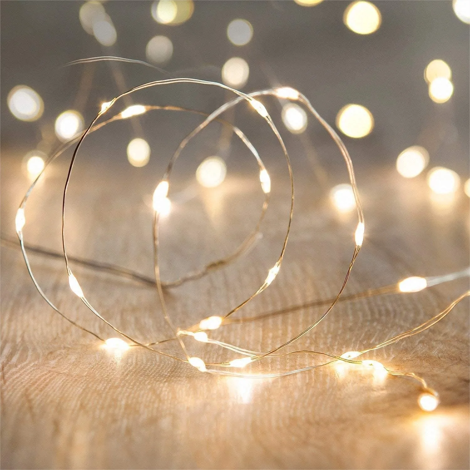 16.5Ft 50 LED Fairy Lights Battery Operated String Lights For Party Home Wedding Festival Decoration Warm White
16.5Ft 50 LED Fairy Lights Battery Operated String Lights For Party Home Wedding Festival Decoration Warm White