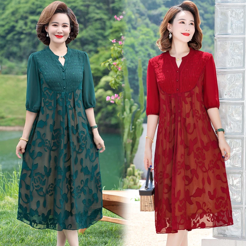 New Women Summer Chiffon Dresses 2022 Buttons Vintage flower Dress Women Vestidos Casual A-line Short Sleeve
New Women Summer Chiffon Dresses 2022 Buttons Vintage flower Dress Women Vestidos Casual A-line Short Sleeve