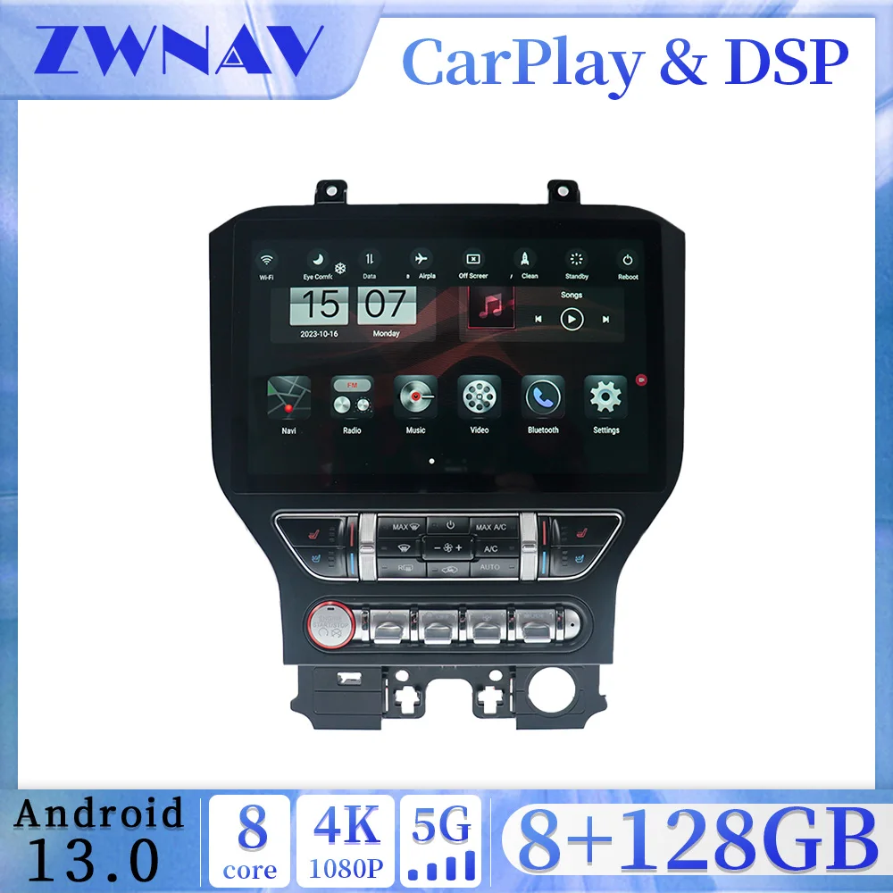 8 + 128G подходит для Ford Mustang 15-18 автомобильный большой экран для Carplay Android навигация и камера заднего вида универсальная машина
8 + 128G подходит для Ford Mustang 15-18 автомобильный большой экран для Carplay Android навигация и камера заднего вида универсальная машина