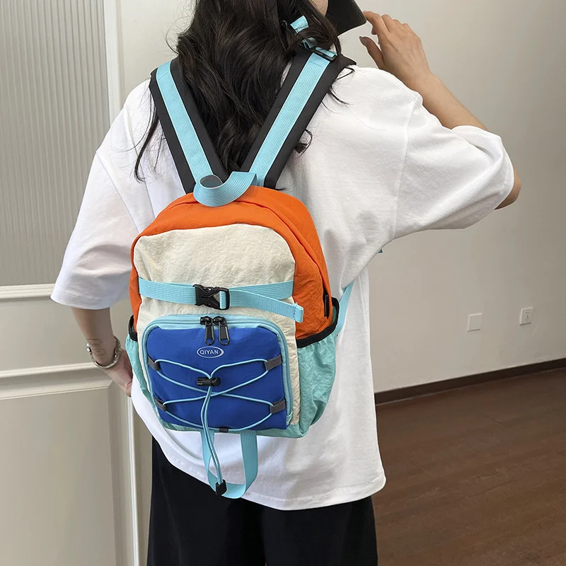 Outdoor Lightweight Mountaineering Hiking Backpack for Women 2026 Korean Travel Small Canvas Women Students School Bag Fashion
Outdoor Lightweight Mountaineering Hiking Backpack for Women 2026 Korean Travel Small Canvas Women Students School Bag Fashion