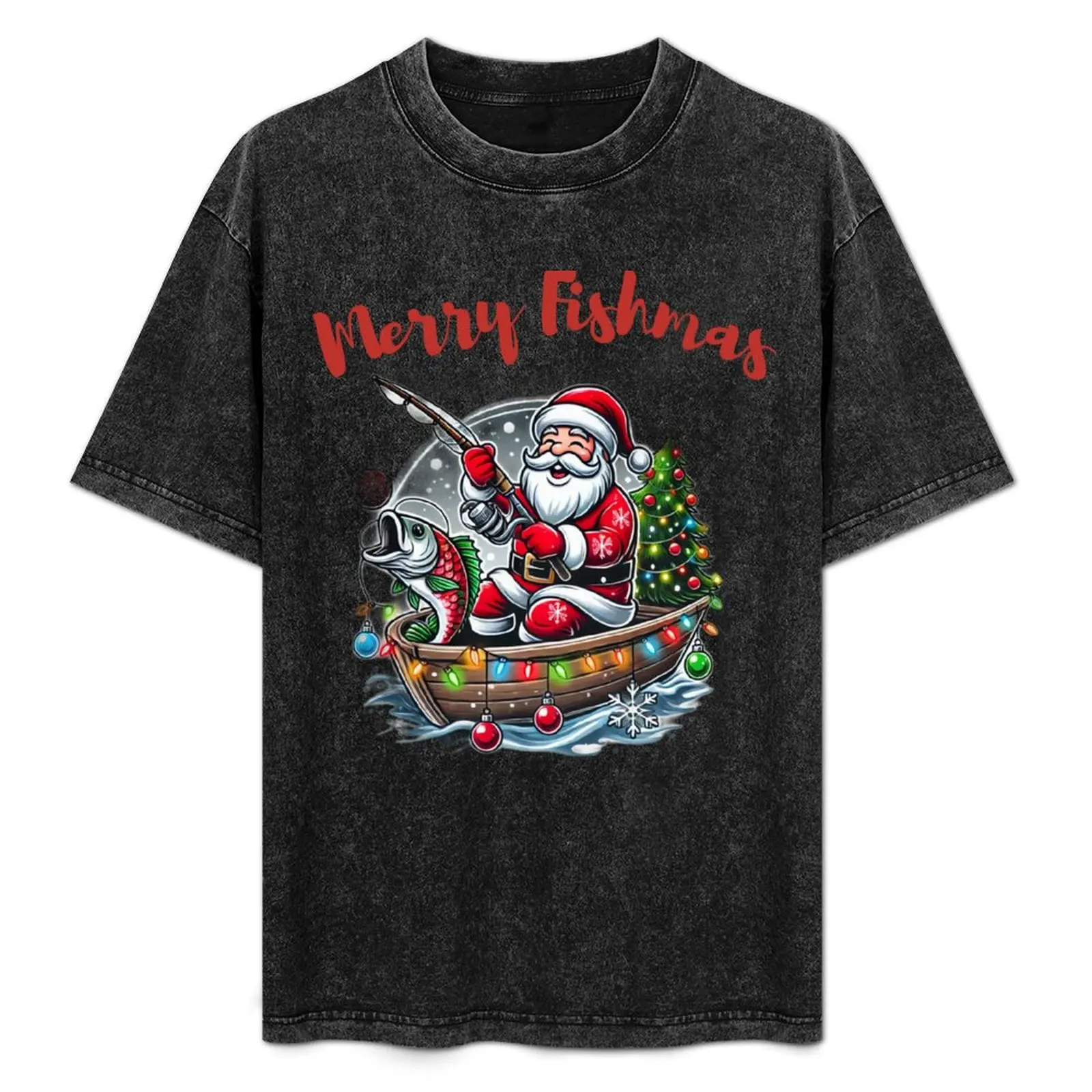 Merry Fishmas Funny Christmas Fishing Design T-Shirt Creative Graphic Tee Shirt
Merry Fishmas Funny Christmas Fishing Design T-Shirt Creative Graphic Tee Shirt