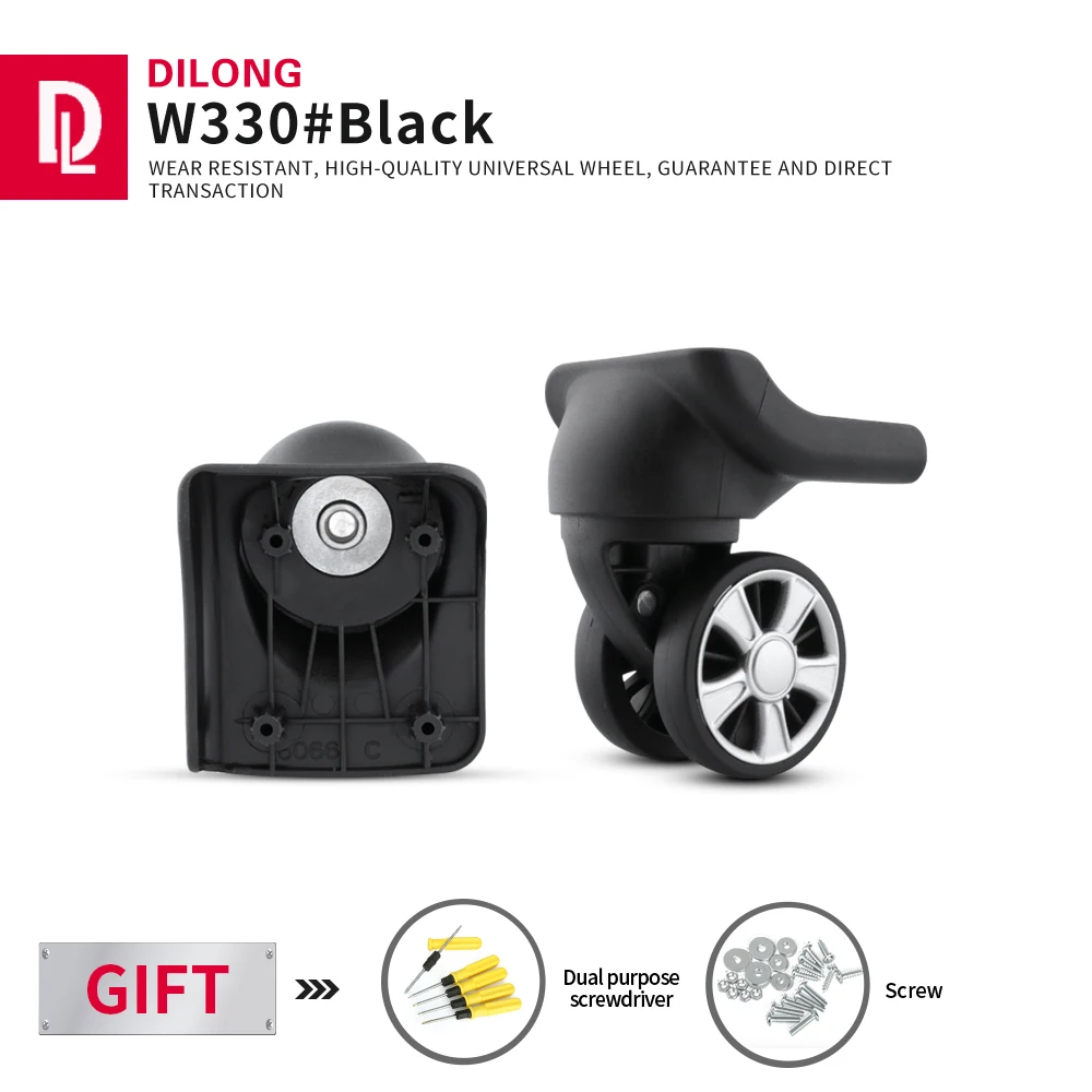 DILONG W330 Luggage Caster Replacement Trolley Case Mute Universal Wheel Boarding Suitcase Caster Accessories 20 Inch 26 Inch
DILONG W330 Luggage Caster Replacement Trolley Case Mute Universal Wheel Boarding Suitcase Caster Accessories 20 Inch 26 Inch