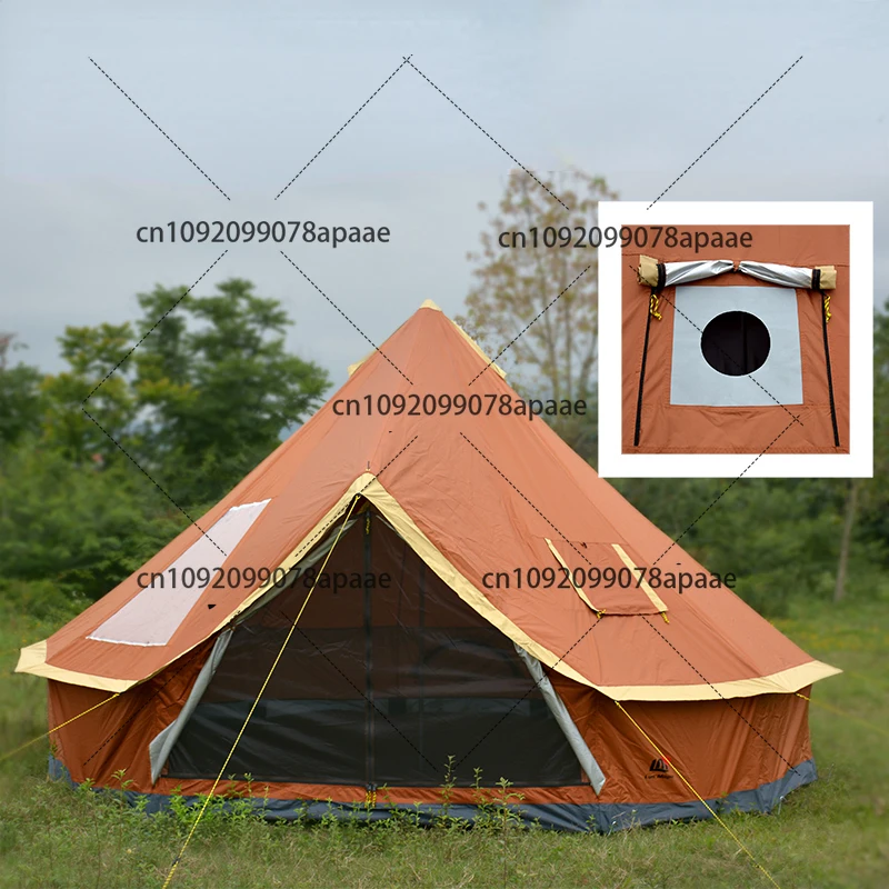 6-10Persons Glamping Luxury Mongolia Yurt Family 4Meters Hiking Antistorm Outdoor Camping Castle Tent Silver Coated UV Function
6-10Persons Glamping Luxury Mongolia Yurt Family 4Meters Hiking Antistorm Outdoor Camping Castle Tent Silver Coated UV Function