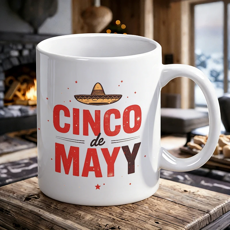 Cinco de Mayo Sombrero Ceramic Mug Retro Mexican Fiesta Coffee Cup, milk cup, office cup, gift for friends, fade-resistant
Cinco de Mayo Sombrero Ceramic Mug Retro Mexican Fiesta Coffee Cup, milk cup, office cup, gift for friends, fade-resistant