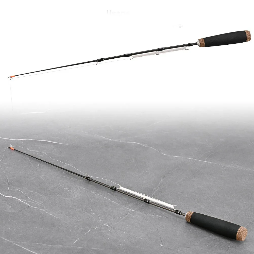 Двухсекционная телескопическая удочка для зимней рыбалки длиной 50 см с деревянной рукояткой и креплением для лески для подледной рыбалки в холодных условиях
Двухсекционная телескопическая удочка для зимней рыбалки длиной 50 см с деревянной рукояткой и креплением для лески для подледной рыбалки в холодных условиях