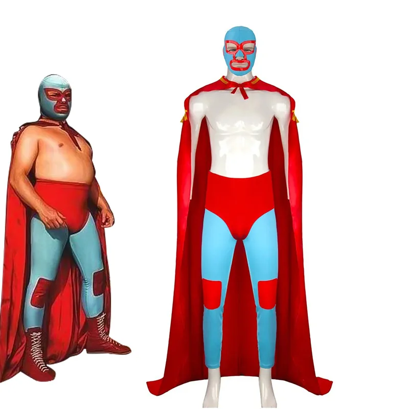Костюмы для косплея из фильма Nacho Libre, красная униформа борца, наряд для вечеринки на Хэллоуин для мужчин
Костюмы для косплея из фильма Nacho Libre, красная униформа борца, наряд для вечеринки на Хэллоуин для мужчин