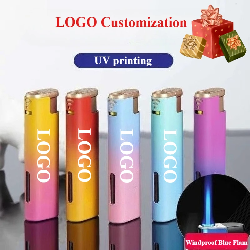 New Metal Inflatable Lighter Free Advertising Customization, Custom Logo Blue Flame Direct Windproof Lighter Wholesale 100pcs
New Metal Inflatable Lighter Free Advertising Customization, Custom Logo Blue Flame Direct Windproof Lighter Wholesale 100pcs