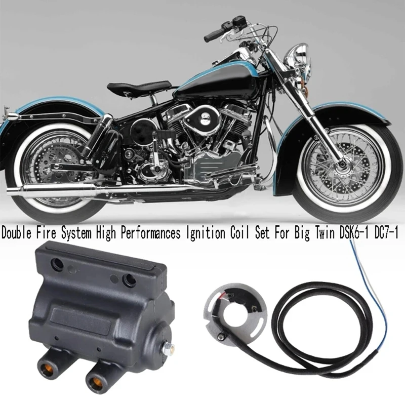 Double Fire System High Performances Ignition Coil Set For Big Twin DSK6-1 DC7-1
Double Fire System High Performances Ignition Coil Set For Big Twin DSK6-1 DC7-1