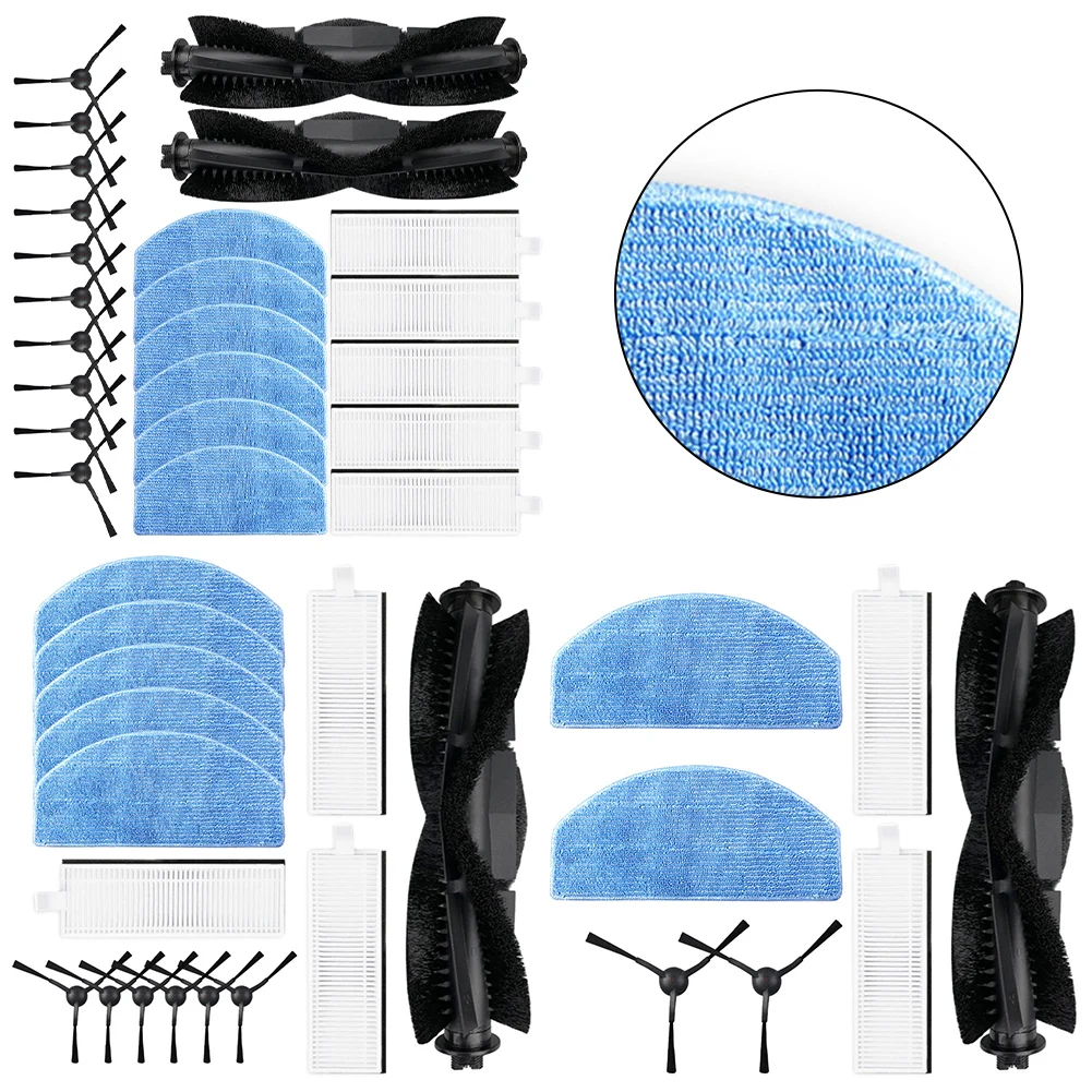 Parts For Evol 3 Robot Vacuum Cleaner Mop Pads Filter Sweeper Accessories Filter Rags Main Brush Side Brush Kit/set
Parts For Evol 3 Robot Vacuum Cleaner Mop Pads Filter Sweeper Accessories Filter Rags Main Brush Side Brush Kit/set