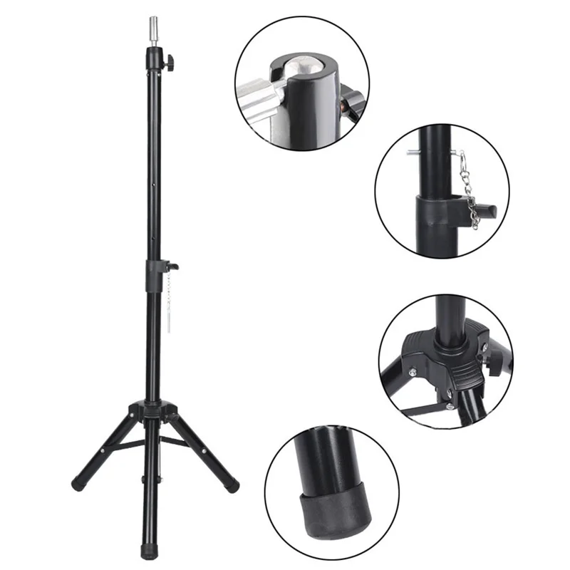 A65Z 50Inch Mannequin Head Holder Tripod Stand Hairdressers Salon Training Head Adjustable Wig Stand Tripod For Wig Making
A65Z 50Inch Mannequin Head Holder Tripod Stand Hairdressers Salon Training Head Adjustable Wig Stand Tripod For Wig Making
