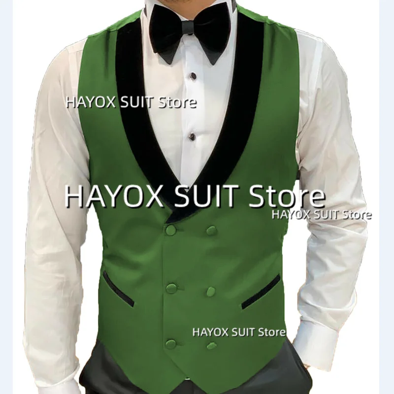 Men's Suit Vest Shawl Collar Double Breasted Chalecos Retro Business Formal Men Waistcoat Sleeveless Jacket For Wedding
Men's Suit Vest Shawl Collar Double Breasted Chalecos Retro Business Formal Men Waistcoat Sleeveless Jacket For Wedding