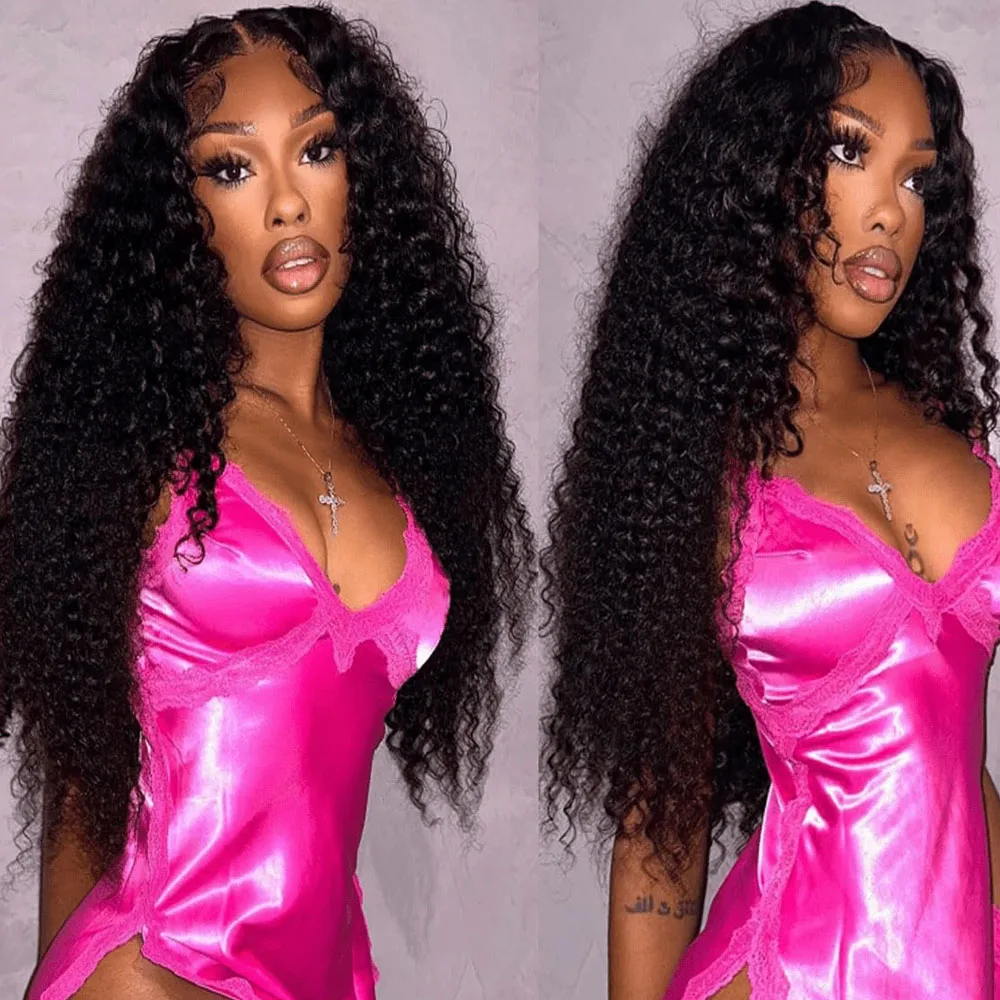 Jerry Curly Lace Front Wig 13x4 HD Transparent Lace Frontal Pre-Plucked Wet And Wavy Kinky Curly Edges 250% Density Brazilian Virgin Human Hair Natural Color Hot
Jerry Curly Lace Front Wig 13x4 HD Transparent Lace Frontal Pre-Plucked Wet And Wavy Kinky Curly Edges 250% Density Brazilian Virgin Human Hair Natural Color Hot
