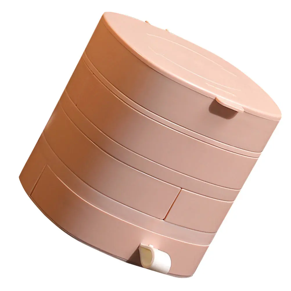 4 Layers Jewelry Box Cylindrical Plastic Storage ganizer Rotating Earrings Rings Necklace Bracelets Keys Accessories Dustproof
4 Layers Jewelry Box Cylindrical Plastic Storage ganizer Rotating Earrings Rings Necklace Bracelets Keys Accessories Dustproof