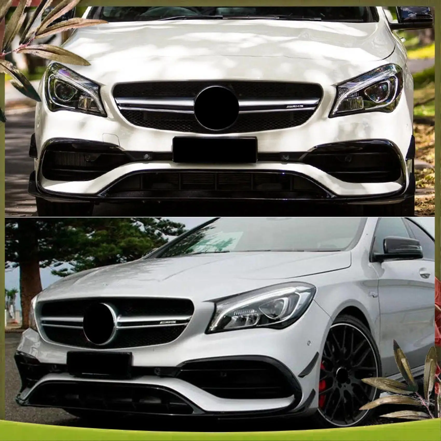 AB98-Car Front Bumper Side Fog Light Splitter Spoiler For Mercedes BENZ CLA Class W117 C117 CLA45 CLA200 CLA220 AMG 2016-2018
AB98-Car Front Bumper Side Fog Light Splitter Spoiler For Mercedes BENZ CLA Class W117 C117 CLA45 CLA200 CLA220 AMG 2016-2018