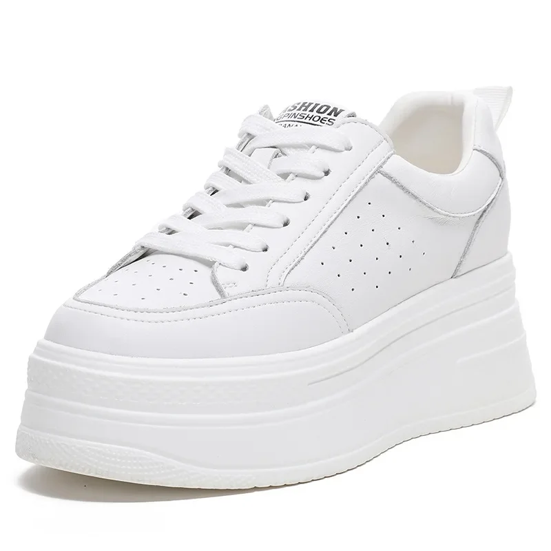 8CM Genuine Leather Autumn Women Casual Shoes Chunky Sneakers Platform Wedge Hidden Heel Women Leisure Shoes Spring Sneaker
8CM Genuine Leather Autumn Women Casual Shoes Chunky Sneakers Platform Wedge Hidden Heel Women Leisure Shoes Spring Sneaker