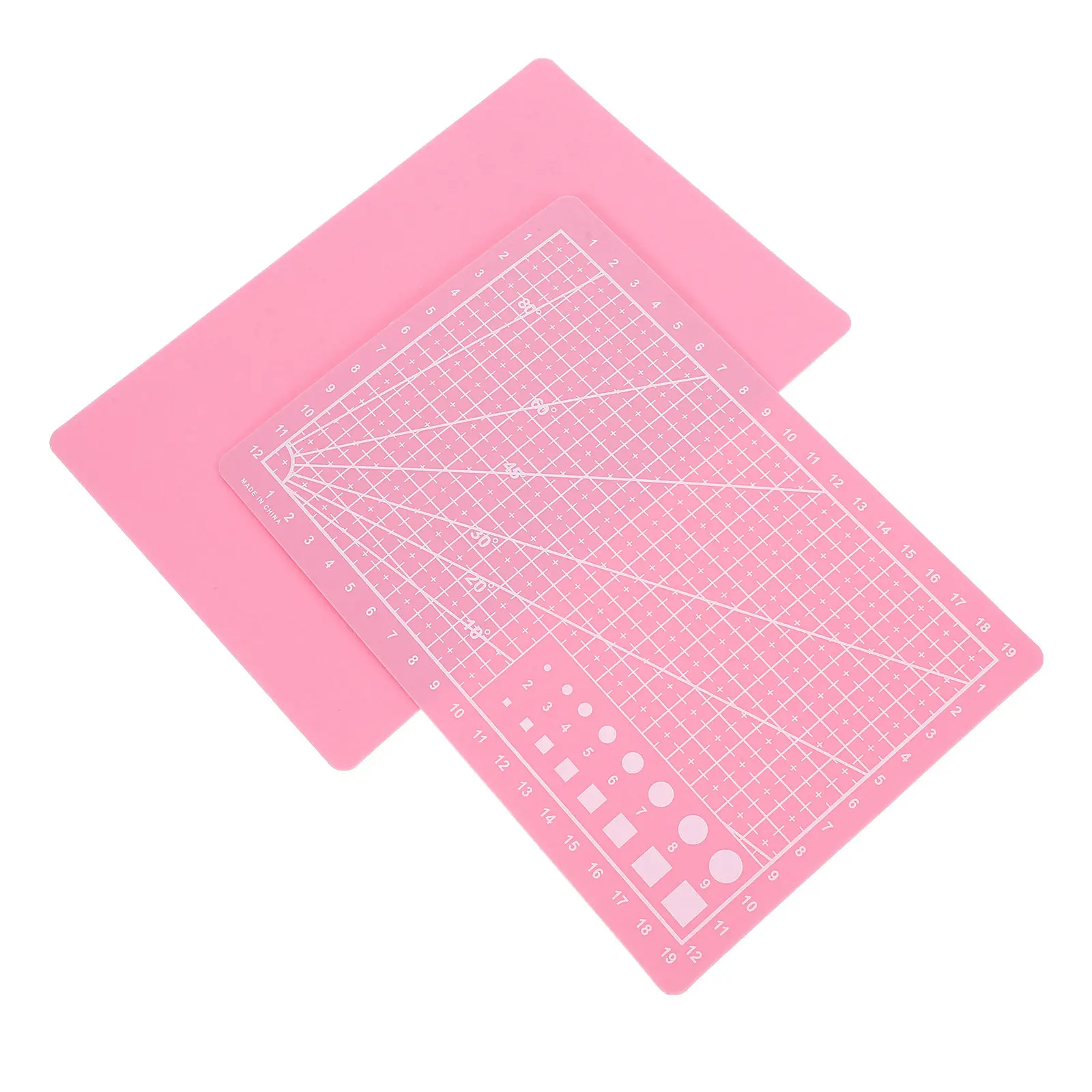 2Pcs Double-Sided Cutting Mat A5 Self-Healing PVC Craft Mat Measuring Grid for Sewing DIY Engraving Paper Crafting
2Pcs Double-Sided Cutting Mat A5 Self-Healing PVC Craft Mat Measuring Grid for Sewing DIY Engraving Paper Crafting