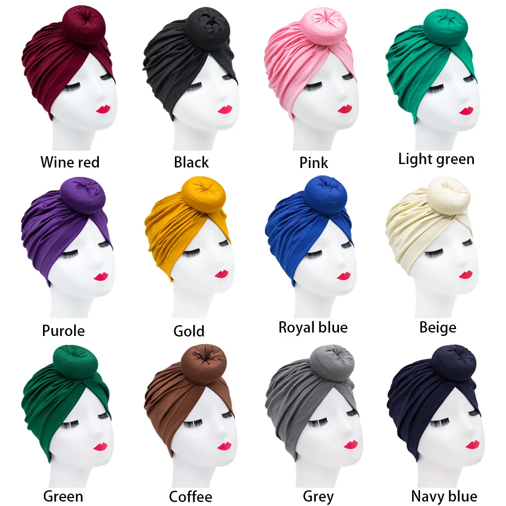 New Milk Silk Ethnic Wind Ball Hat Knot Turban Muslim Headscarf Hat Women's Pullover Hat
New Milk Silk Ethnic Wind Ball Hat Knot Turban Muslim Headscarf Hat Women's Pullover Hat