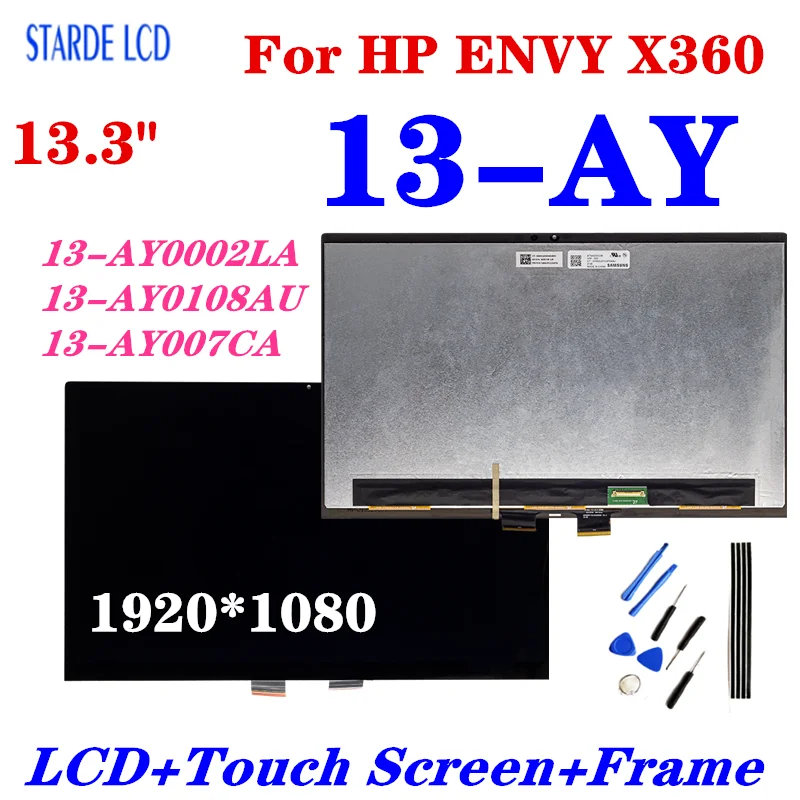 13,3 ''FHD для HP ENVY X360 13-ay LCD 13-AY0006CA 13-AY0008CA 13Z-AY000 ЖК-дисплей с рамкой
13,3 ''FHD для HP ENVY X360 13-ay LCD 13-AY0006CA 13-AY0008CA 13Z-AY000 ЖК-дисплей с рамкой