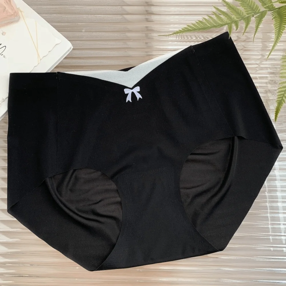 Sweet Transparent Ice Silk Underwear Bow Mid Waist Women Underwear Cotton Crotch Seamless Briefs Summer Spring
Sweet Transparent Ice Silk Underwear Bow Mid Waist Women Underwear Cotton Crotch Seamless Briefs Summer Spring