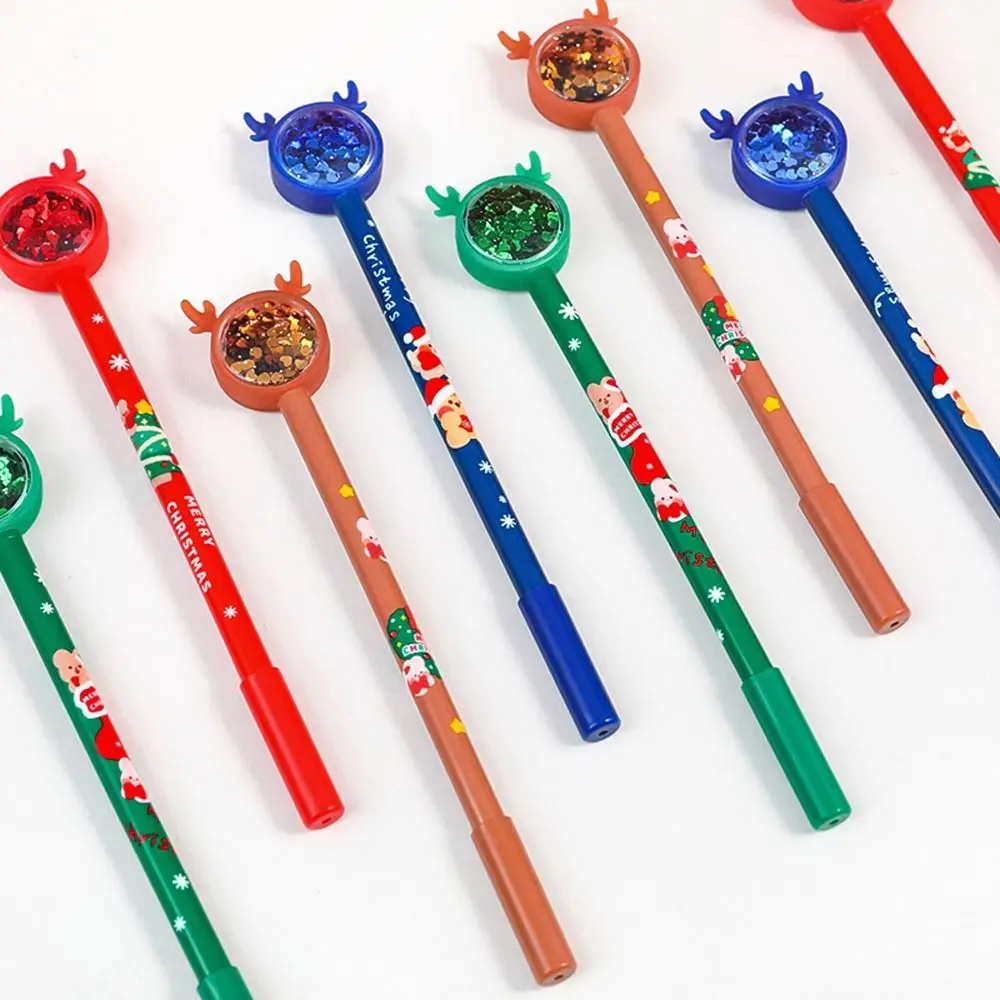 Accessories Cartoon Writing Pen Elk Sequins Black Signing Pen Christmas Gel Pens Pressable Pens Christmas Stationary Supplies
Accessories Cartoon Writing Pen Elk Sequins Black Signing Pen Christmas Gel Pens Pressable Pens Christmas Stationary Supplies