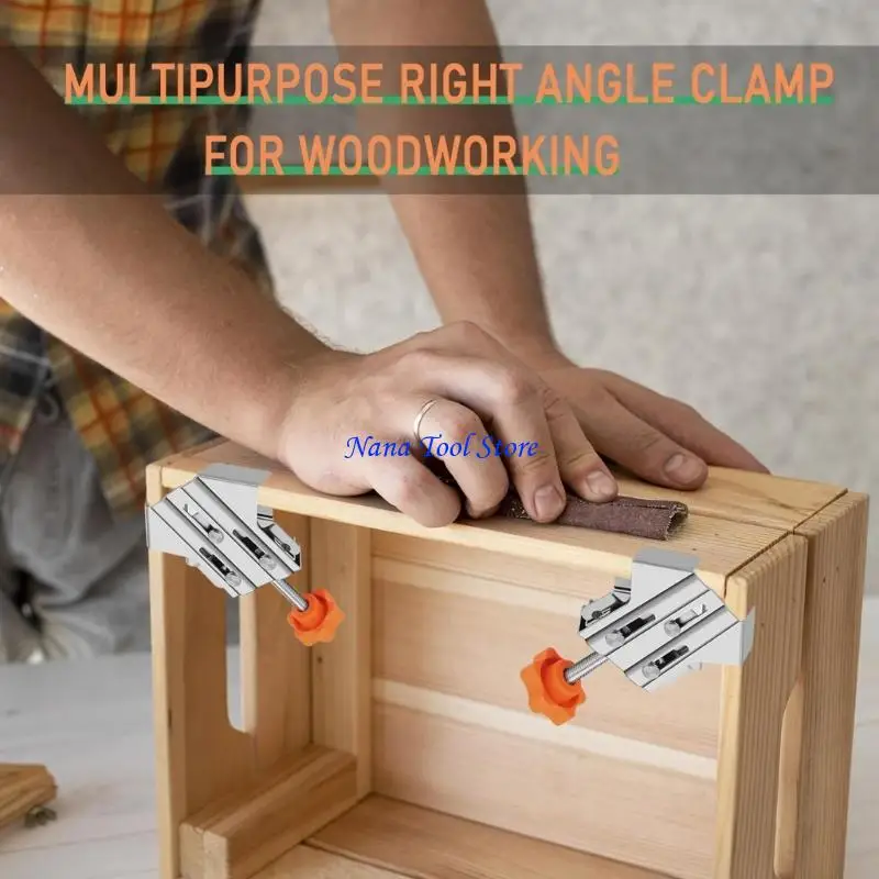 31GJ Professional 90 Degree Corner Clamp Double Open Close Designs Right Angles Clamps 4pcs For Cabinet Joinery Box Assembly
31GJ Professional 90 Degree Corner Clamp Double Open Close Designs Right Angles Clamps 4pcs For Cabinet Joinery Box Assembly