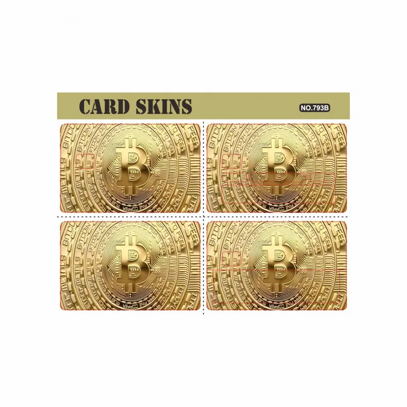 4 pieces of bitcoin coin series decoration creative decoration credit card skin sticker card sticker bank card
4 pieces of bitcoin coin series decoration creative decoration credit card skin sticker card sticker bank card