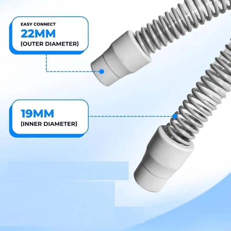 1.8m Respiratory Device Replacement Hose Spare Part Suitable for 10 11 Series Comfortable and Leakproof Sleep Therapy
1.8m Respiratory Device Replacement Hose Spare Part Suitable for 10 11 Series Comfortable and Leakproof Sleep Therapy