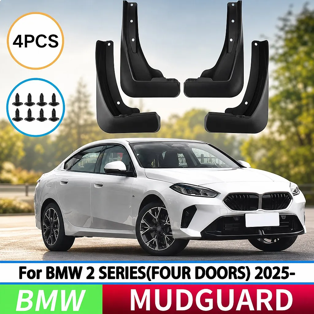Suitable for BMW 2 Series 2025 4-Door Front Rear Mudguards Splash Guards Car Accessories
Suitable for BMW 2 Series 2025 4-Door Front Rear Mudguards Splash Guards Car Accessories