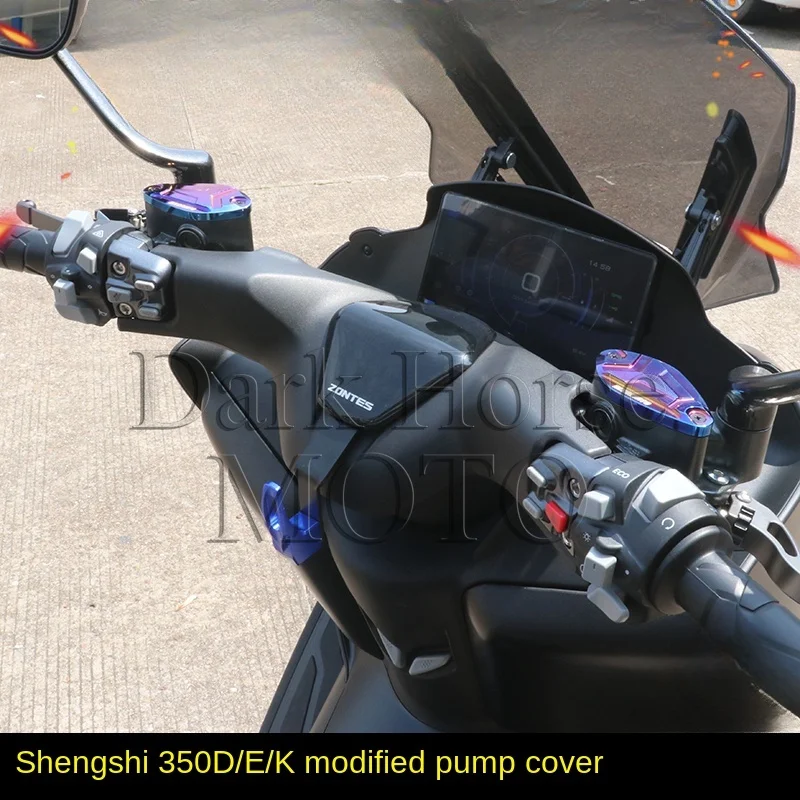 FOR ZONTES ZT350D 350D Scooter Modified Brake Pump Upper Cover Decorative Cover Brake Cover Personalized Front Oil Bottle Cover
FOR ZONTES ZT350D 350D Scooter Modified Brake Pump Upper Cover Decorative Cover Brake Cover Personalized Front Oil Bottle Cover