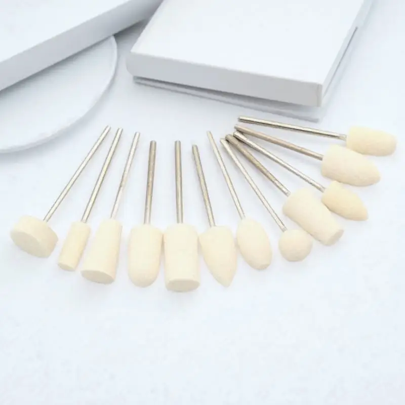 1 Set 12Pcs Grinding Head Nail Polished Bur Nail Polishing Burrs Bit Buffing Abrasive Nail Grinding Tool (Beige)
1 Set 12Pcs Grinding Head Nail Polished Bur Nail Polishing Burrs Bit Buffing Abrasive Nail Grinding Tool (Beige)