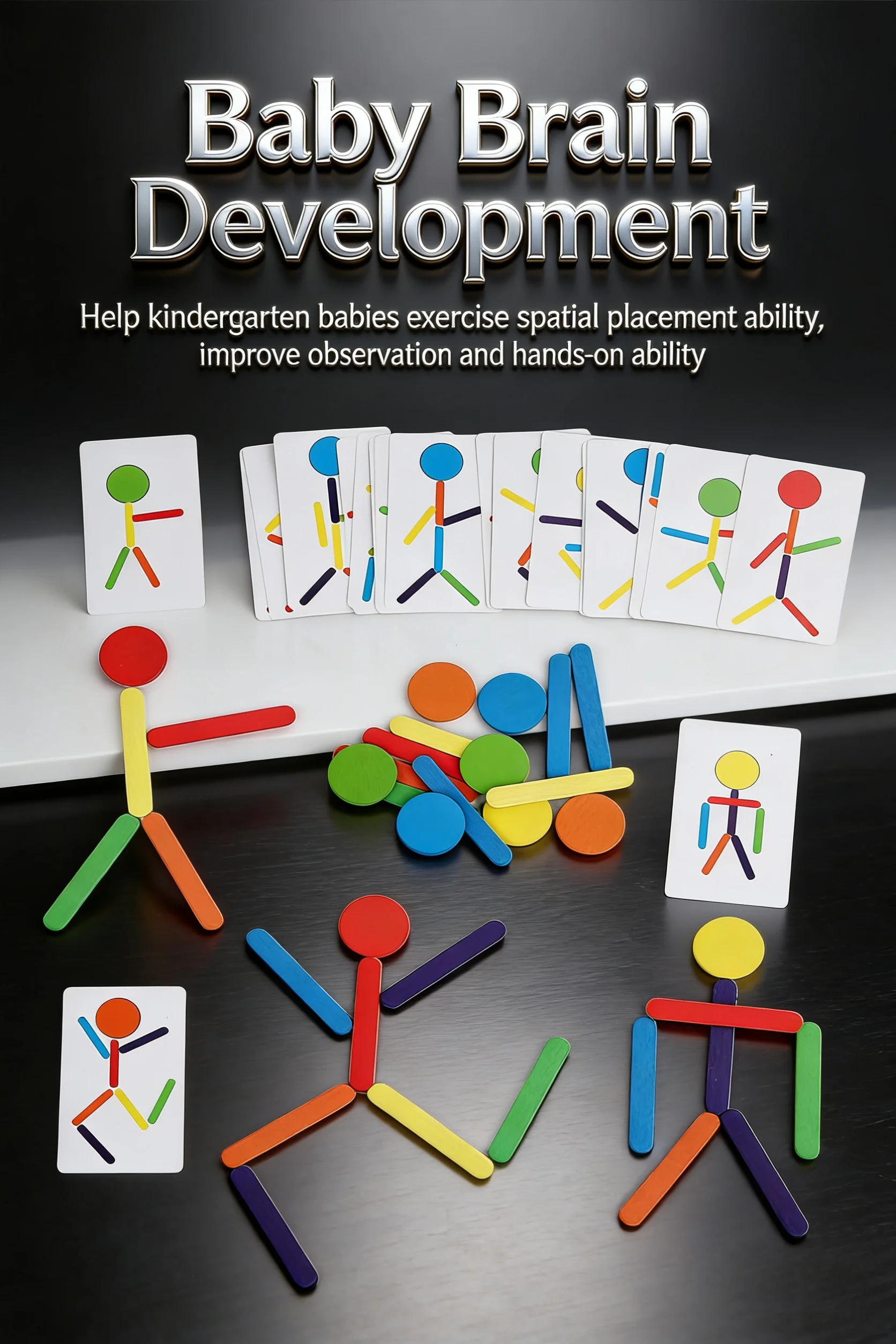 Brain Development for Kids wooden toys montessori with 40 Patterns Enhance Spatial Sense Hands-On Coordination 3+years old baby
Brain Development for Kids wooden toys montessori with 40 Patterns Enhance Spatial Sense Hands-On Coordination 3+years old baby