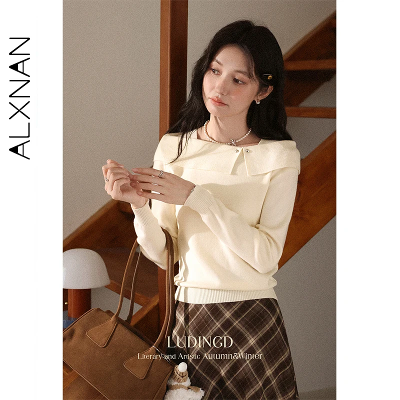 ALXNAN женский шерстяной свитер с открытыми плечами, уникальный вырез, элегантные модные свитера, трендовые зимние пуловеры с длинными рукавами L56860
ALXNAN женский шерстяной свитер с открытыми плечами, уникальный вырез, элегантные модные свитера, трендовые зимние пуловеры с длинными рукавами L56860