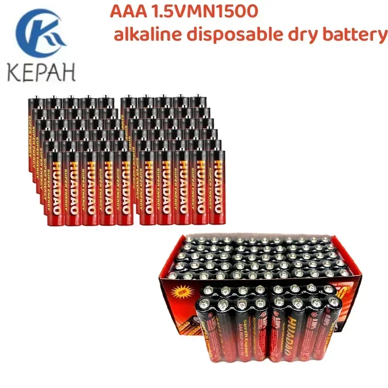 Huadao 1.5V AAA Disposable Alkaline Dry Battery for Led Light Toy Mp3 Camera Flash Razor CD Player Wireless Mouse Keyboard
Huadao 1.5V AAA Disposable Alkaline Dry Battery for Led Light Toy Mp3 Camera Flash Razor CD Player Wireless Mouse Keyboard