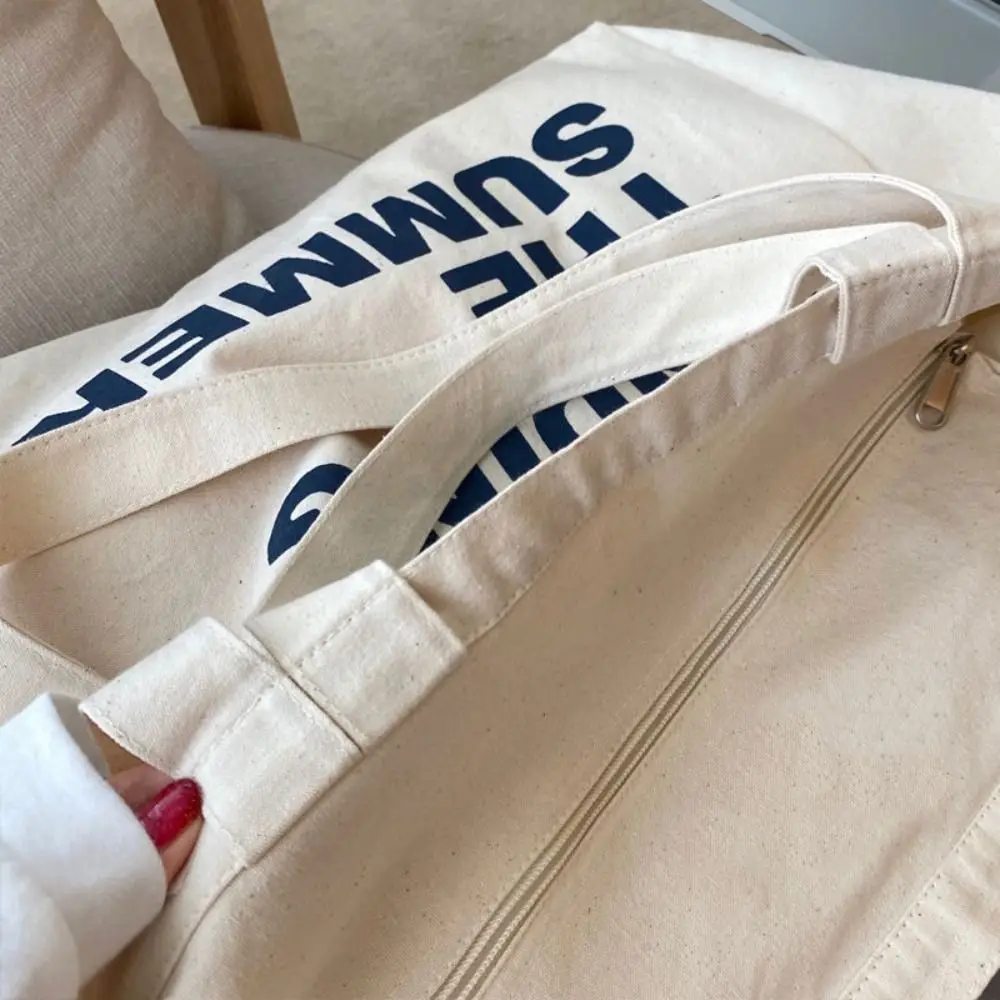 Large Capacity Letter Print Tote Bag Soft Commuting Literary Canvas Shoulder Bag Lightweigh Casual Woman Shoulder Bag Work
Large Capacity Letter Print Tote Bag Soft Commuting Literary Canvas Shoulder Bag Lightweigh Casual Woman Shoulder Bag Work