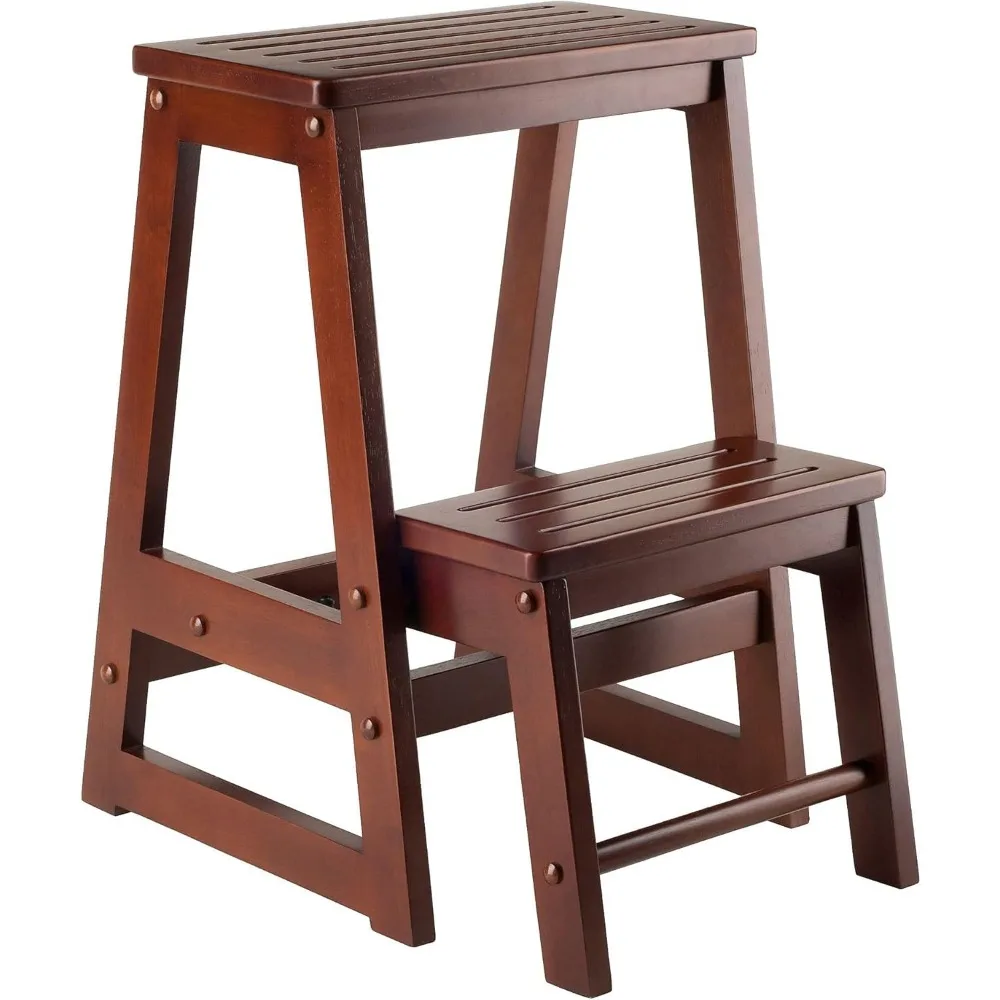 Beech Wood Double Step Stool, Antique Walnut (94022)
Beech Wood Double Step Stool, Antique Walnut (94022)