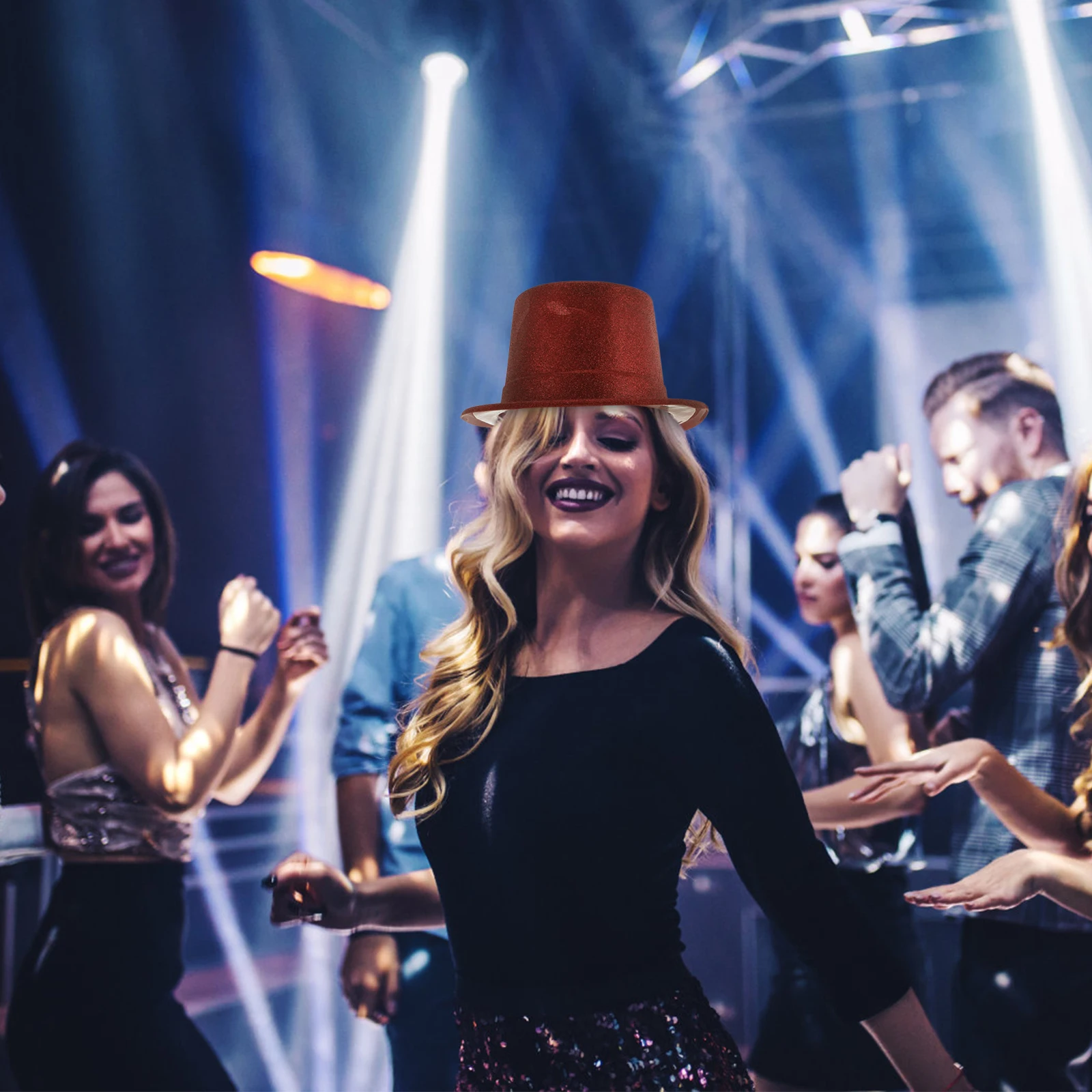 4Pcs Sequins Hat Felt Material Lightweight Mixed Color Perfect for Party Performance Stage Props Jazz Hat
4Pcs Sequins Hat Felt Material Lightweight Mixed Color Perfect for Party Performance Stage Props Jazz Hat