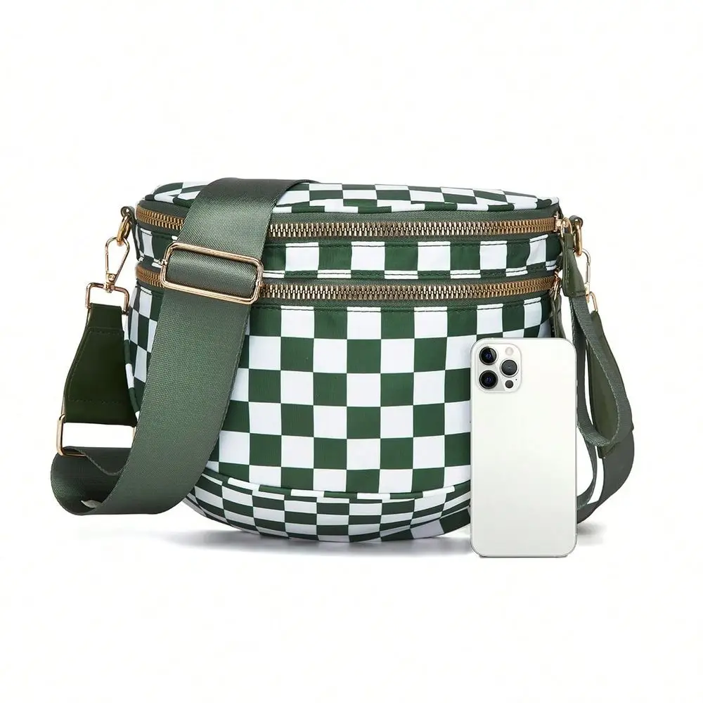 Checkered Crossbody Bag For Women, Spacious Checkered Bum Bag Purse Shoulder Bag Sling Bag With Shoulder Strap Crossbody Bag Wi
Checkered Crossbody Bag For Women, Spacious Checkered Bum Bag Purse Shoulder Bag Sling Bag With Shoulder Strap Crossbody Bag Wi