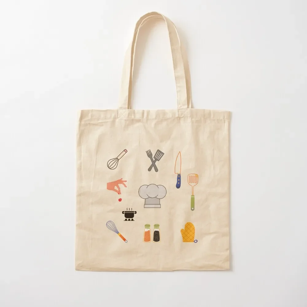 Chef sticker pack kitchen Tote Bag Women bags Canvas reusable shopping bags Tote Bag
Chef sticker pack kitchen Tote Bag Women bags Canvas reusable shopping bags Tote Bag