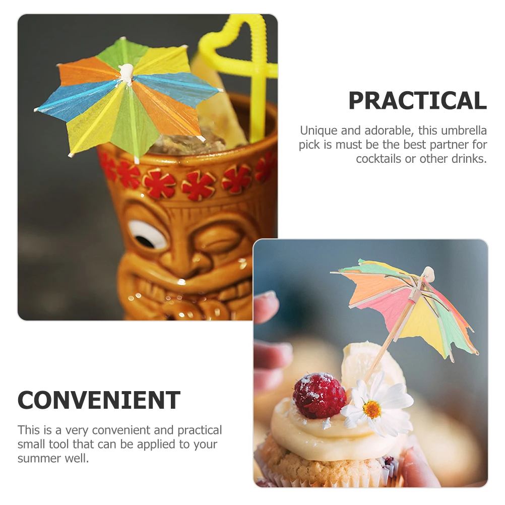 70pcs Cocktail Drink Umbrellas Picks Cake Sticks Food Fruit Paper Tropical Party Decorations Toothpicks For Drinks Safe
70pcs Cocktail Drink Umbrellas Picks Cake Sticks Food Fruit Paper Tropical Party Decorations Toothpicks For Drinks Safe