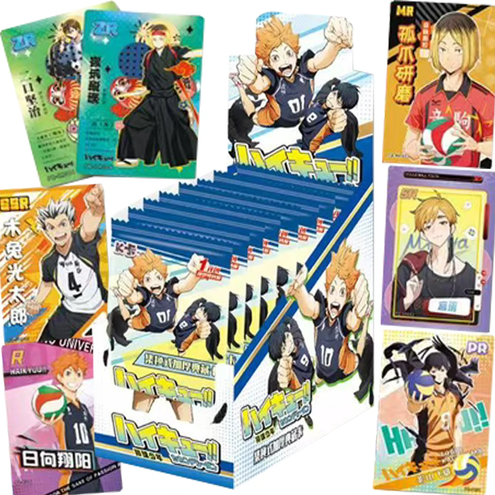 Sports Anime Haikyuu!! Collection Cards Hot Blooded Volleyball Characters Hinata Shoyo Kozume Kenma SSR UR Cards Exquisite Gift
Sports Anime Haikyuu!! Collection Cards Hot Blooded Volleyball Characters Hinata Shoyo Kozume Kenma SSR UR Cards Exquisite Gift