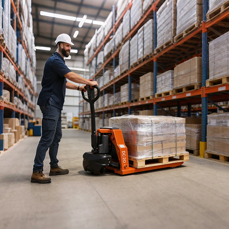 Full Electric Pallet Jack 4400Lbs Capacity 48" x27" Fork Size Walkie Powered Pallet Jack Lithium Battery Pallet Trucks
Full Electric Pallet Jack 4400Lbs Capacity 48" x27" Fork Size Walkie Powered Pallet Jack Lithium Battery Pallet Trucks