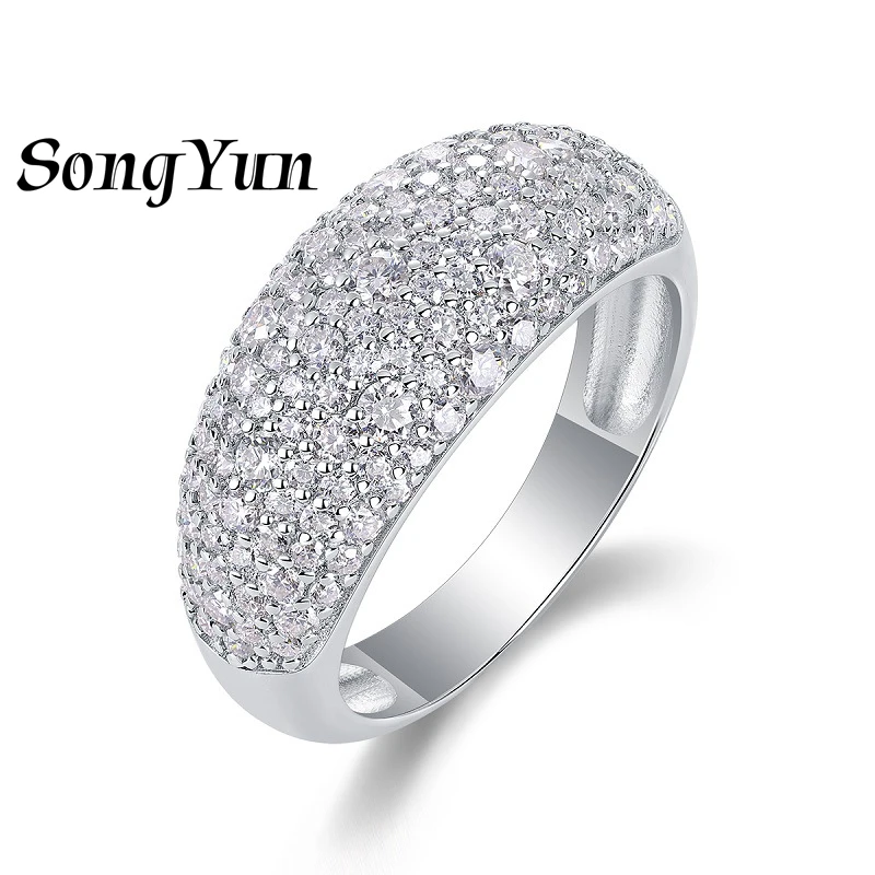 SONGYUN Brand Jewelry 925 Sterling Silver Ring VVS Moissanite Shimmering Ring Bride 18K Real Gold Plated SYT Patent GRA Rings
SONGYUN Brand Jewelry 925 Sterling Silver Ring VVS Moissanite Shimmering Ring Bride 18K Real Gold Plated SYT Patent GRA Rings