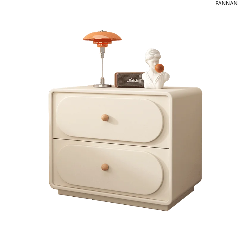 Solid wood leather cream style floor-to-ceiling bedroom bedside table light luxury Internet celebrity design bedside table
Solid wood leather cream style floor-to-ceiling bedroom bedside table light luxury Internet celebrity design bedside table