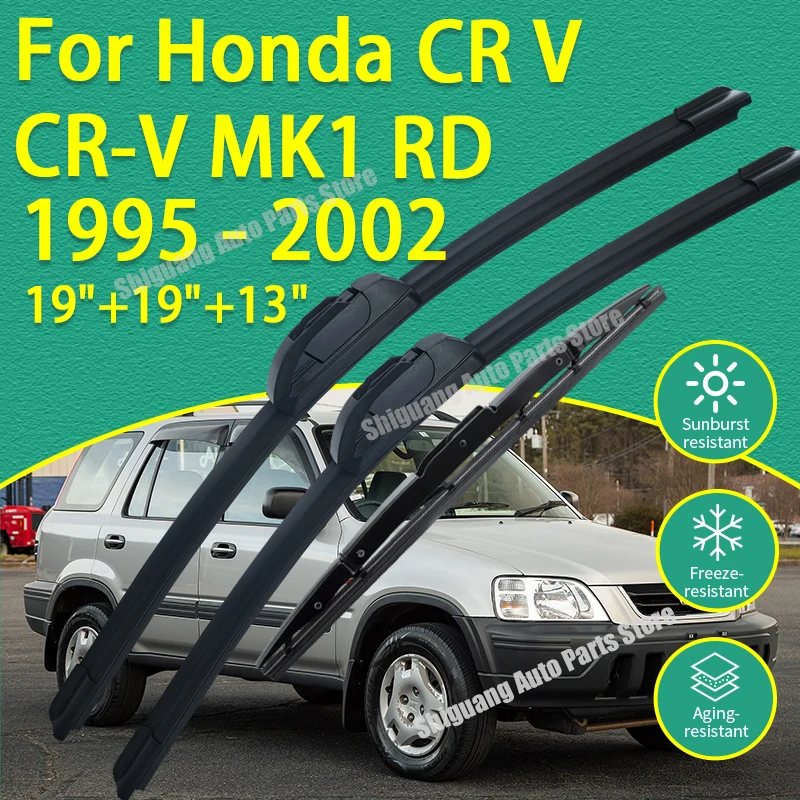Front Rear Silicone Coating Wipers for Honda CR V CR-V MK1 RD 1995 - 2002 Car Wiper Windshield Windscreen Blades Accessories
Front Rear Silicone Coating Wipers for Honda CR V CR-V MK1 RD 1995 - 2002 Car Wiper Windshield Windscreen Blades Accessories