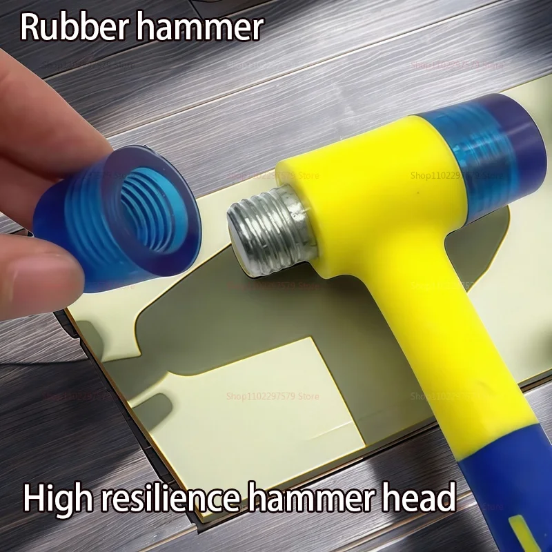 25/35mm Rubber Hammer Double Head Multifunctional Double Face Soft Touch Hammer Hand EDC Tool
25/35mm Rubber Hammer Double Head Multifunctional Double Face Soft Touch Hammer Hand EDC Tool
